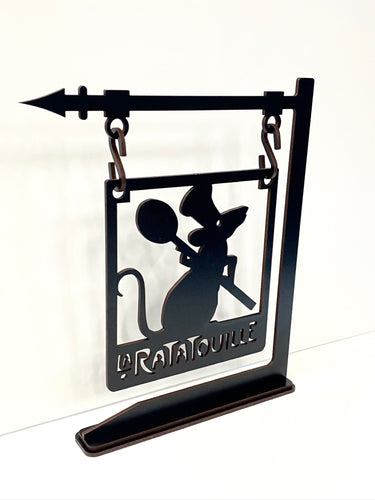 Freestanding Chef Rat Sign